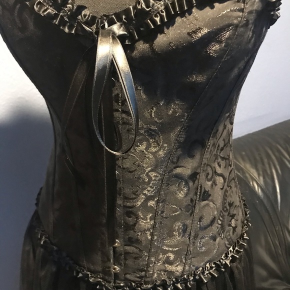 Bustier steampunk corset says L, but runs S/M new - Picture 3 of 6